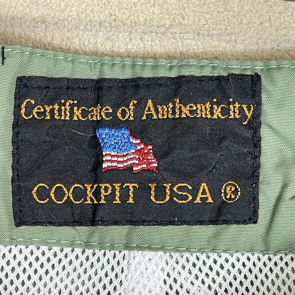 Cockpit USA Board Shorts Mens 33 Air/Sea Rescue Division Sage Green EUC